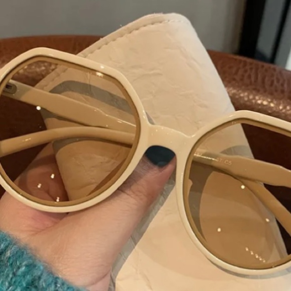 Cream Sunglasses